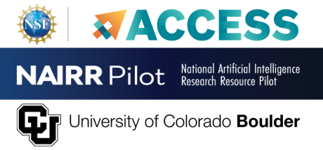 ACCESS NAIRR and CU logos
